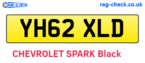 YH62XLD are the vehicle registration plates.