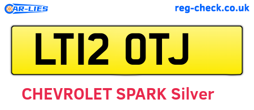LT12OTJ are the vehicle registration plates.
