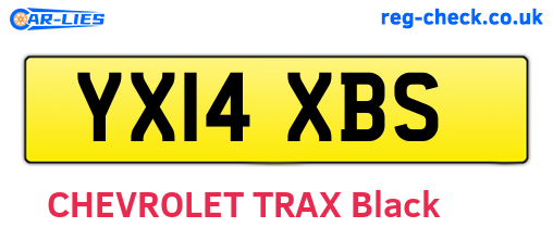 YX14XBS are the vehicle registration plates.
