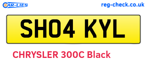 SH04KYL are the vehicle registration plates.