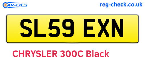 SL59EXN are the vehicle registration plates.