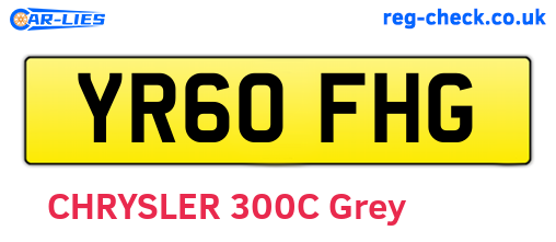 YR60FHG are the vehicle registration plates.