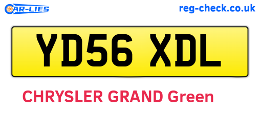 YD56XDL are the vehicle registration plates.