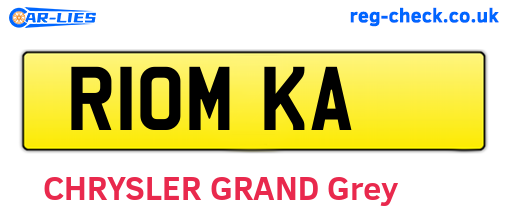 R10MKA are the vehicle registration plates.