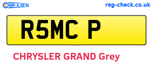 R5MCP are the vehicle registration plates.