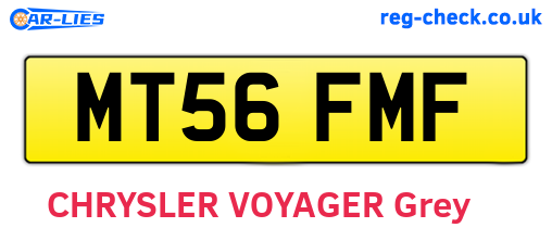 MT56FMF are the vehicle registration plates.