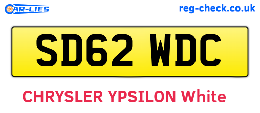 SD62WDC are the vehicle registration plates.