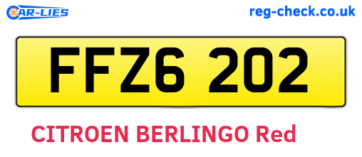 FFZ6202 are the vehicle registration plates.