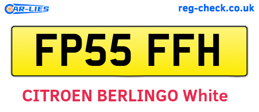 FP55FFH are the vehicle registration plates.