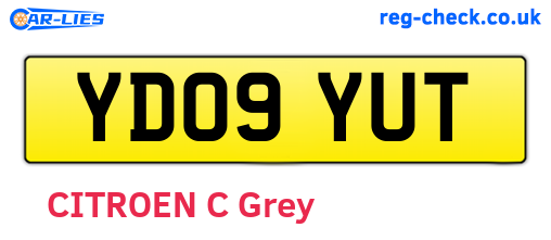 YD09YUT are the vehicle registration plates.