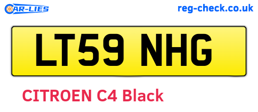 LT59NHG are the vehicle registration plates.