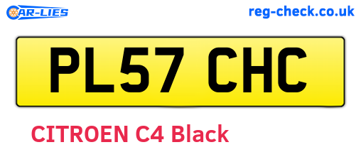 PL57CHC are the vehicle registration plates.