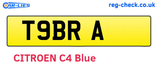 T9BRA are the vehicle registration plates.