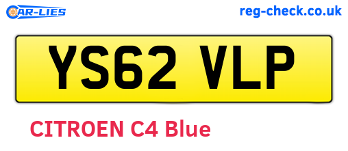 YS62VLP are the vehicle registration plates.