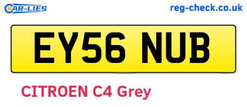 EY56NUB are the vehicle registration plates.