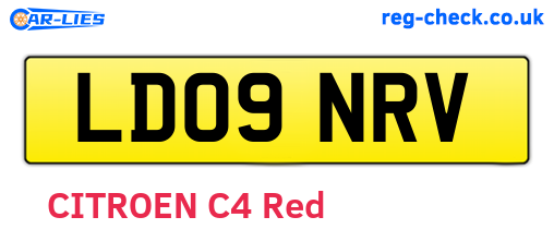 LD09NRV are the vehicle registration plates.