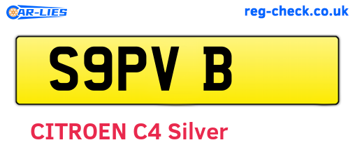 S9PVB are the vehicle registration plates.
