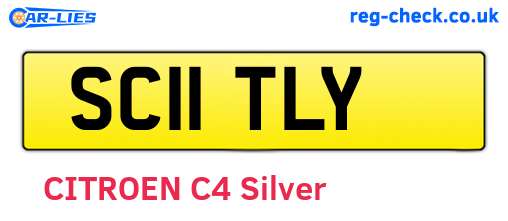 SC11TLY are the vehicle registration plates.