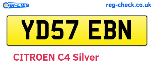YD57EBN are the vehicle registration plates.