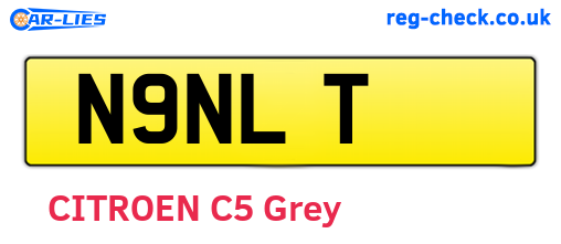 N9NLT are the vehicle registration plates.