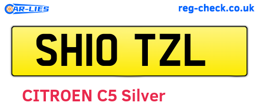 SH10TZL are the vehicle registration plates.