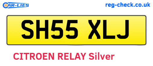 SH55XLJ are the vehicle registration plates.
