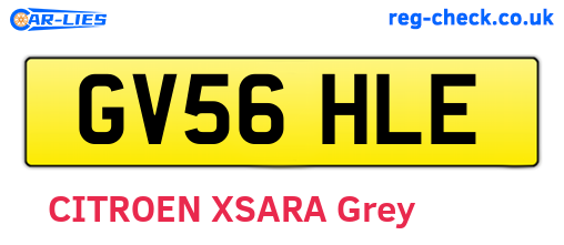 GV56HLE are the vehicle registration plates.