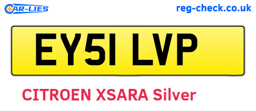 EY51LVP are the vehicle registration plates.