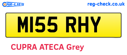 M155RHY are the vehicle registration plates.