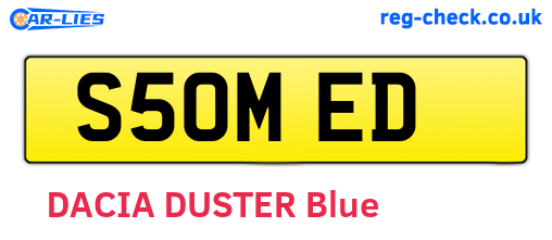 S50MED are the vehicle registration plates.