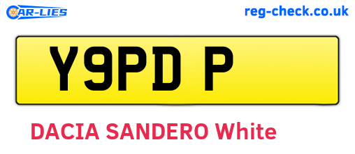Y9PDP are the vehicle registration plates.