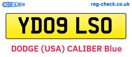 YD09LSO are the vehicle registration plates.