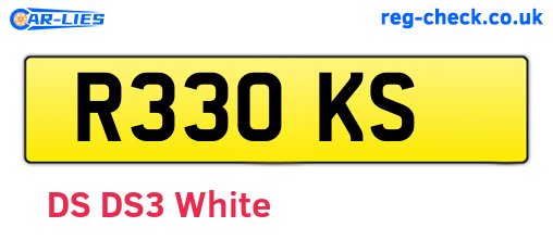 R33OKS are the vehicle registration plates.