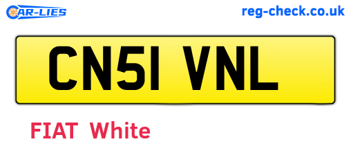 CN51VNL are the vehicle registration plates.