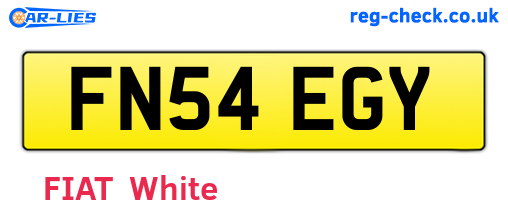 FN54EGY are the vehicle registration plates.
