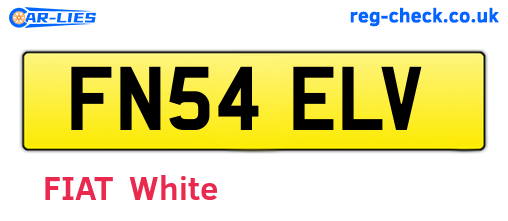 FN54ELV are the vehicle registration plates.