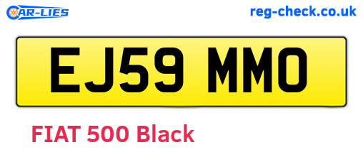 EJ59MMO are the vehicle registration plates.