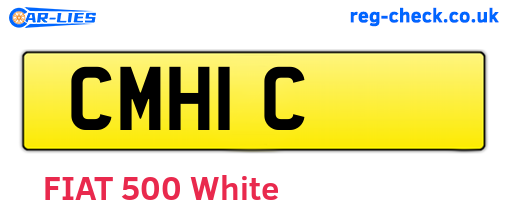 CMH1C are the vehicle registration plates.