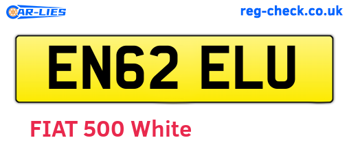 EN62ELU are the vehicle registration plates.