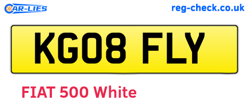 KG08FLY are the vehicle registration plates.