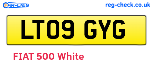 LT09GYG are the vehicle registration plates.