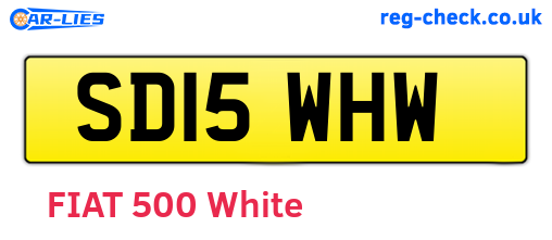 SD15WHW are the vehicle registration plates.
