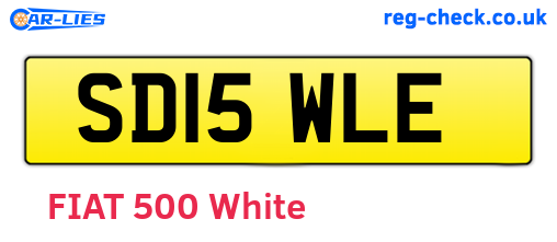 SD15WLE are the vehicle registration plates.