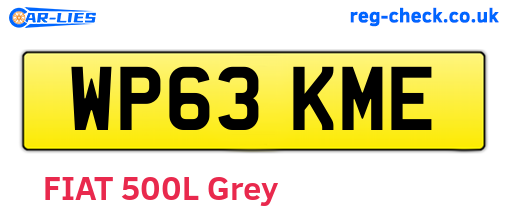 WP63KME are the vehicle registration plates.