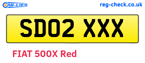 SD02XXX are the vehicle registration plates.