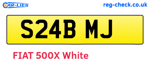 S24BMJ are the vehicle registration plates.