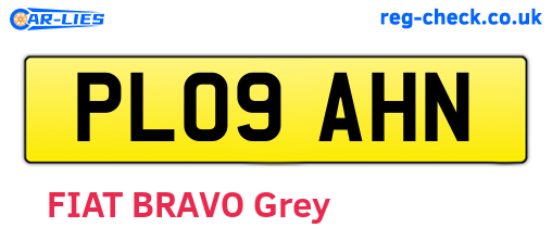 PL09AHN are the vehicle registration plates.