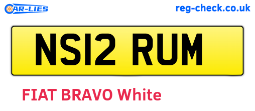 NS12RUM are the vehicle registration plates.