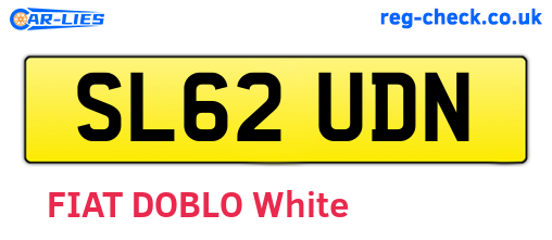 SL62UDN are the vehicle registration plates.