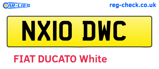 NX10DWC are the vehicle registration plates.